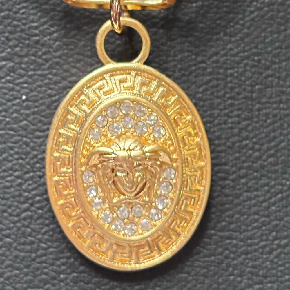 Versace Gold Medallion charm
